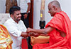 President calls on Atamasthanadipathi Thero