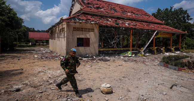 Thai army says air strikes launched along disputed border area with Cambodia