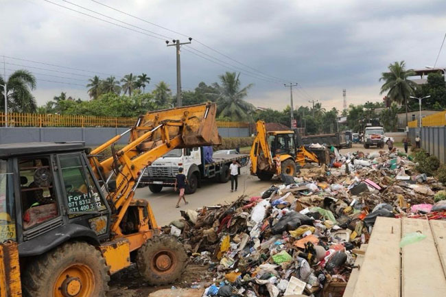 Special programme launched to clear post-flood waste in Biyagama