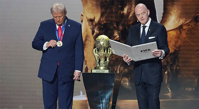 Fifa accused of breaching own rules with Trump award