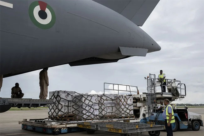 UAE continues to send aid to assist flood-hit Sri Lanka