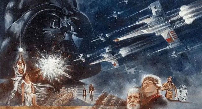 Painting that introduced Star Wars to the world fetches $3.9M at auction