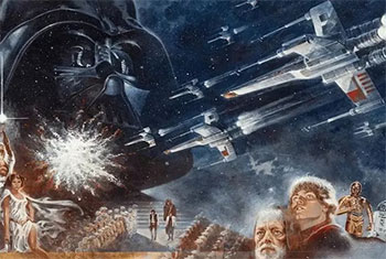 Painting that introduced Star Wars to the world fetches $3.9M at auction