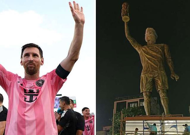 Messi to unveil 70ft statue of himself on GOAT tour in India