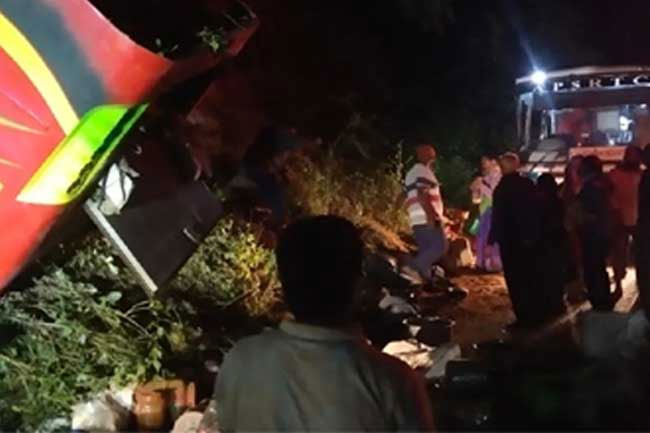 Nine dead as bus crashes into ravine amid heavy fog in India