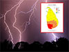 Advisory issued for severe lightning