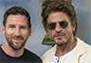 Shah Rukh Khan meets Lionel Messi in Kolkata