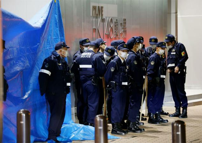 Two stabbed at entertainment complex in Japan, suspect arrested