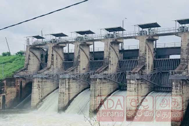 Inginimitiya Reservoir spill gates to be opened  Irrigation Dept.
