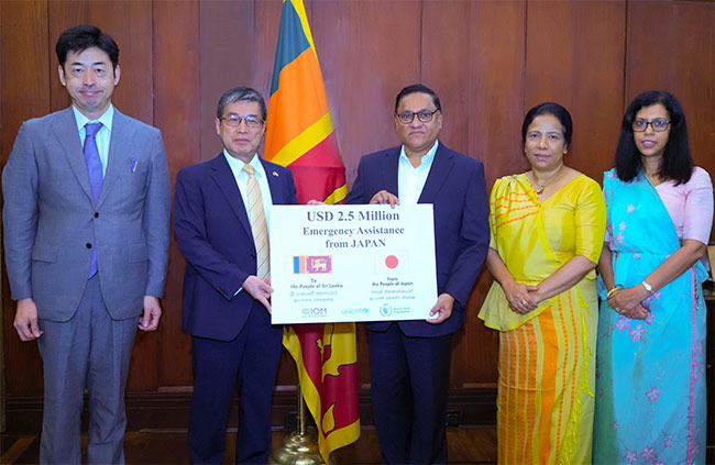 FM accepts US$ 2.5 million grant assistance from Japan