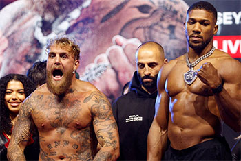  Anthony Joshua wins fight against Jake Paul