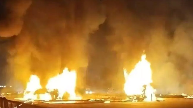 17 feared dead after bus catches fire in India�s Karnataka