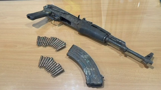 T-56 assault rifle and ammunition found in Grandpass