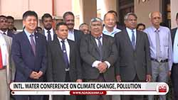 How can Sri Lanka face future disasters? Int'l Water Conference on Climate Change (English)