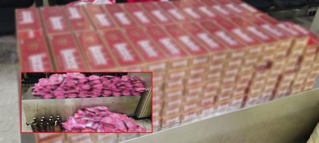 Three arrested at BIA while attempting to smuggle Rs. 8.6 million worth of goods 