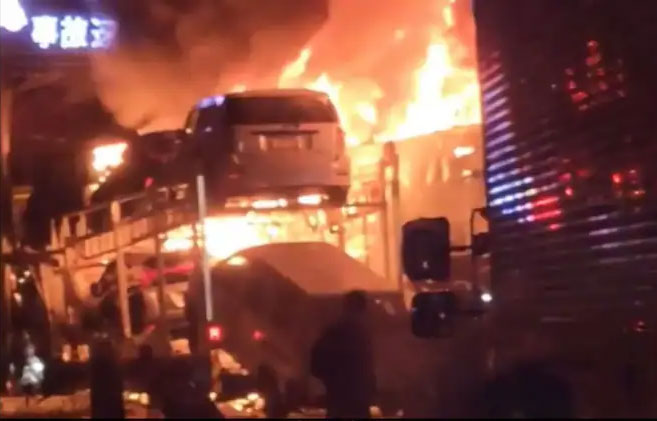 Over 50 vehicles involved in massive pile-up in Japan, 1 dead, 26 injured