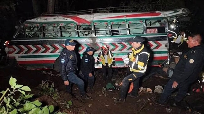 At least 15 dead, 19 injured in Guatemala bus accident