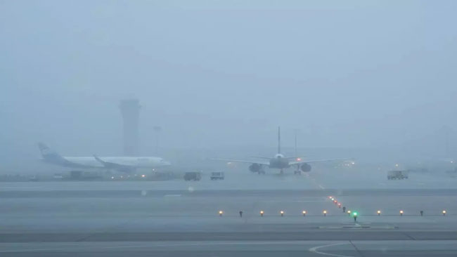 Dense fog hits operations at Delhi airport; 128 flights cancelled and 8 diverted