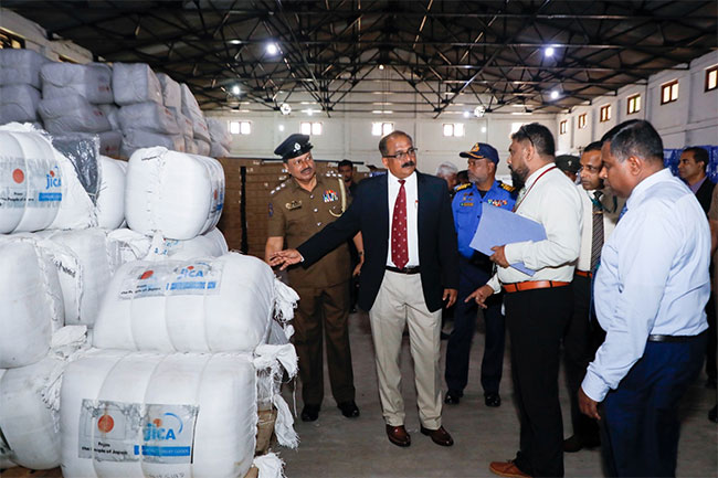 Sri Lanka received humanitarian aid from 22 countries for victims of Cyclone Ditwah