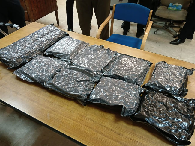 Indian national arrested with over 3.4 kg Kush  at BIA
