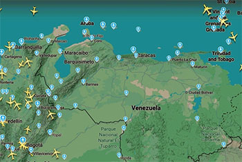 FAA bans US commercial flights in Venezuela airspace over �ongoing military activity� ahead of explosions in Caracas