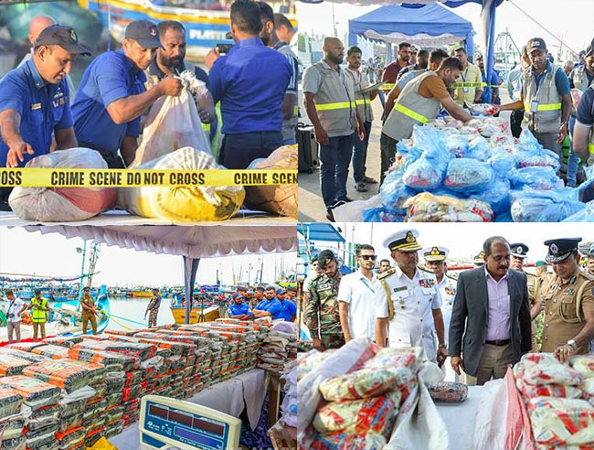 Sri Lanka Navy seizes narcotics, contraband worth over Rs. 75 billion in 2025 Sri Lanka Navy seizes narcotics, contraband worth over Rs. 75 billion in 2025