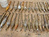 Stock of explosives including RPGs recovered in Vakarai