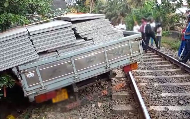Train operations on coastal line disrupted following accident in Ambalangoda