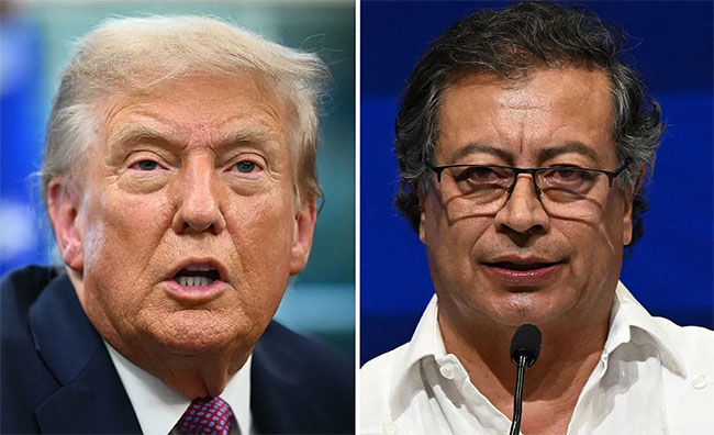 Trump invites Colombia president to White House after threats