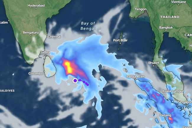 Low-pressure area over Bay of Bengal intensified into deep depression