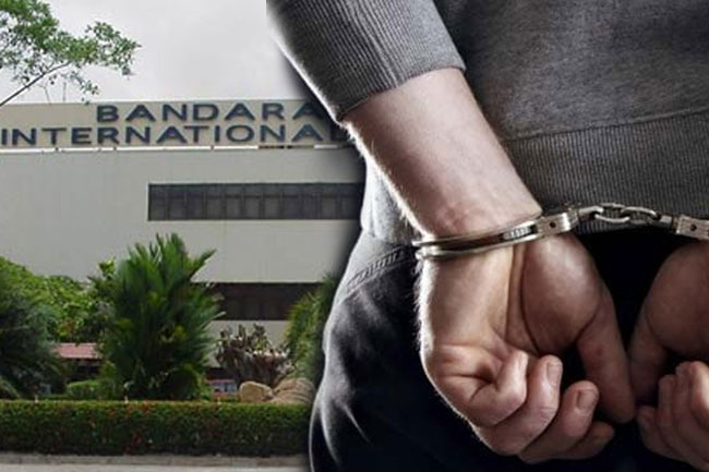 Indian national arrested with stock of illegally imported cigarettes at BIA