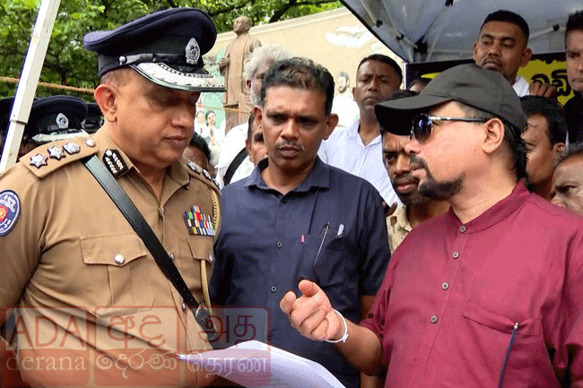 Injunction order issued against Wimal Weerawansa and group staging �Satyagraha� near Isurupaya