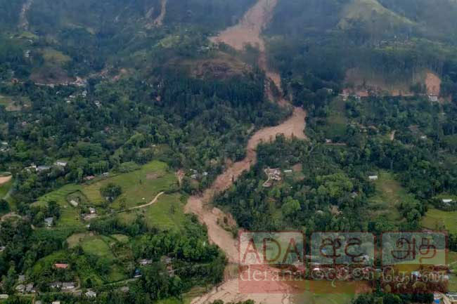 Satellite imagery reveals 4,800 landslides occurred in Sri Lanka in recent weeks