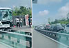 Traffic congestion on Southern Expressway following accident 