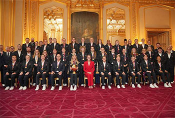 Princess of Wales hosts England Women�s Rugby World Cup winners