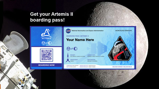 �Send Your Name to the Moon�: NASA opens public participation for Artemis II mission