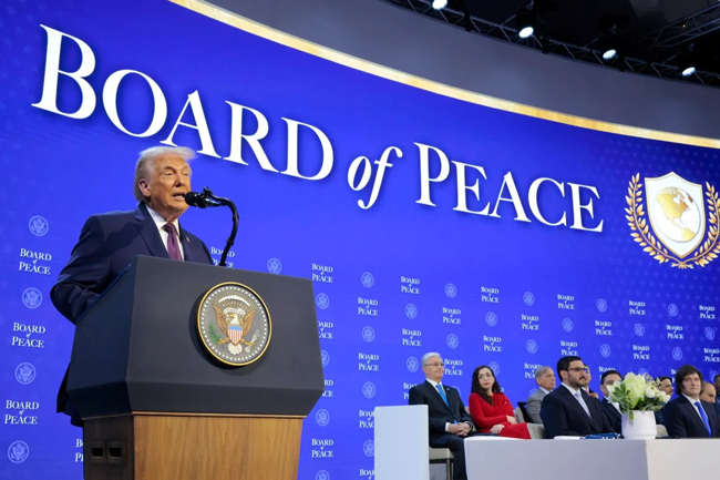 Trump launches �Board of Peace� at Davos signing ceremony
