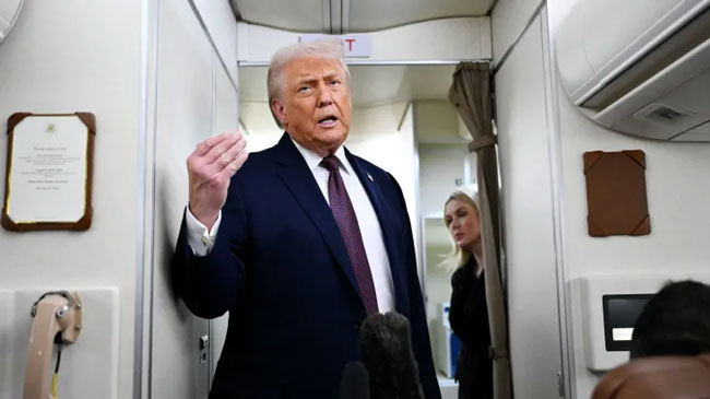 Trump says US armada  heading toward Iran