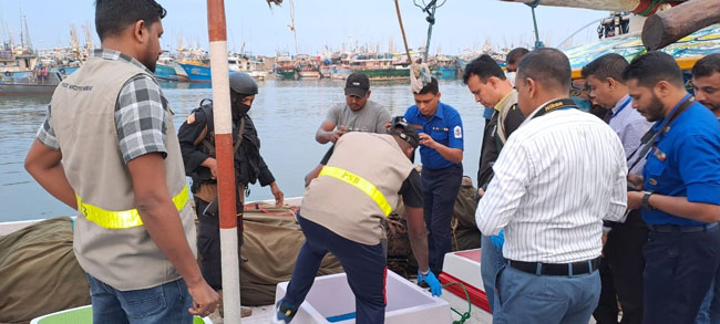 Over 280 kg of drugs worth Rs. 4.5 bln recovered from intercepted fishing trawlers
