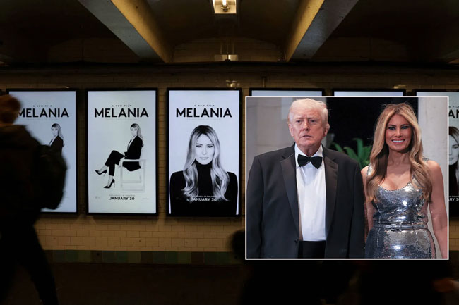 First lady Melania Trump previews new film at private White House screening