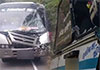 20 injured following accident involving two buses and lorry in Yalkumbura 