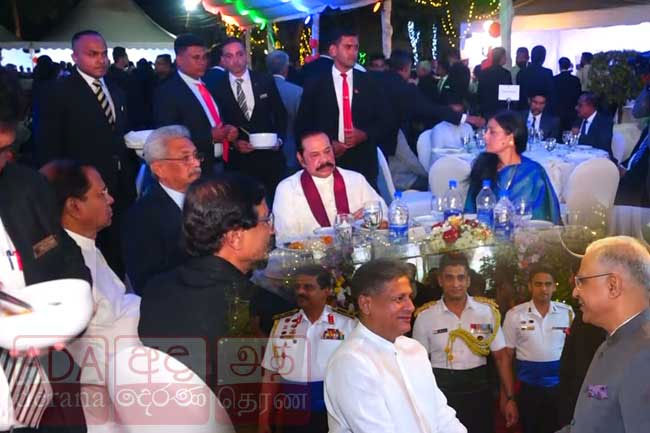 Political leaders share stage at 77th Indian Republic Day celebrations in Colombo