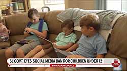 Sri Lankan govt mulls social media ban for children under the age of 12 (English)