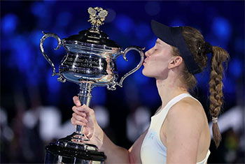 Rybakina overpowers Sabalenka to win first Australian Open title