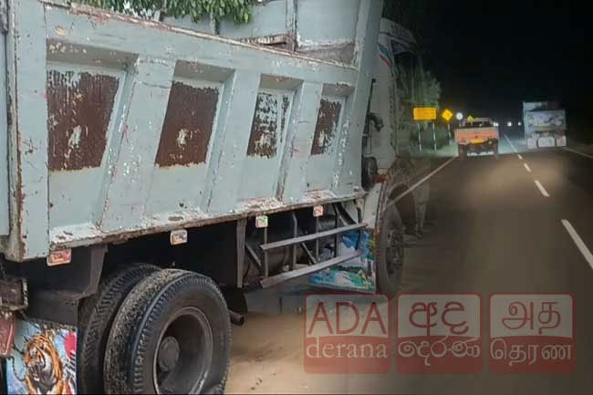Police open fire at lorry in Kilinochchi after driver ignores orders