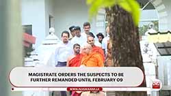 Ven. Kassapa Thero and others further remanded over case related to Trinco Buddha Statue incident (English)