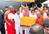 Sacred Devnimori Relics of Lord Buddha arrives in Sri Lanka 