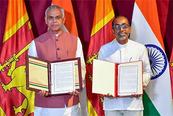 India and Sri Lanka exchange MoU on exposition of Sacred Devnimori Buddha Relics