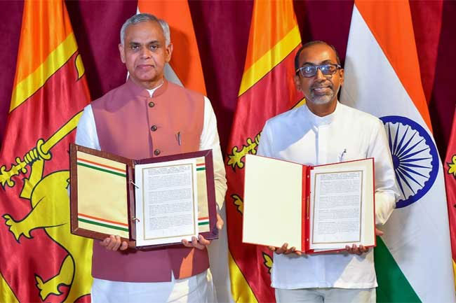 India and Sri Lanka exchange MoU on exposition of Sacred Devnimori Buddha Relics