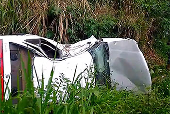 Three killed in Amithirigala car�motorcycle collision